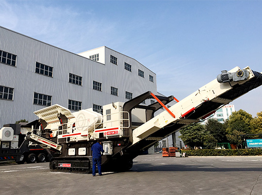 Wotetrack履帶式移動(dòng)破碎站，助力建筑垃圾資源化利用!